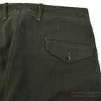 1950's LLBEAN UNUSUAL HUNTING PANTS OLIVE DRAB... W33/L28