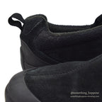 LLBEAN PRIMALOFT BLACK SUEDE LEATHER MOC SHOES...9W