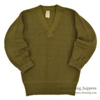 1940's U.S.A.A.F. TYPE A-1 WOOL SWEATER ... Fits like L