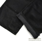 1980's DEADSTOCK Levi's 519-1558 BLACK CORDUROY PANTS... W38/L32