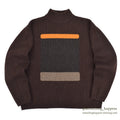 PATAGONIA BROWN LAMBSWOOL SWEATER ... L