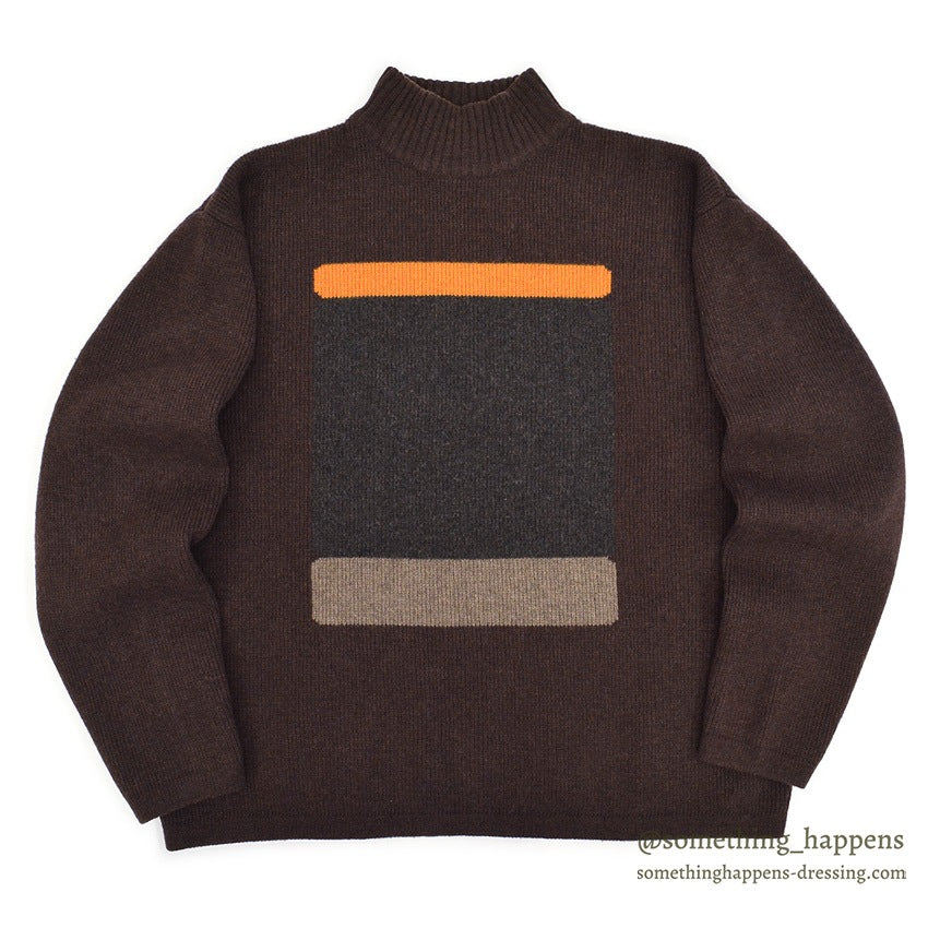 PATAGONIA BROWN LAMBSWOOL SWEATER...L