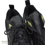 1990's DEADSTOCK REEBOK REJUVENATION BLACK LEATHER SHOES... 27.0cm