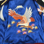 1950s JAPAN SOUVENIR JACKET (Sukajan) - Tiger/Eagle design with speed zipper... Fits like XL