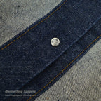 1970's Levi's 70505 small-e DENIM JACKET DARK... 40