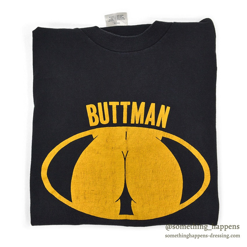 1990's ONEITA BUTTMAN PARODY PRINT T-SHIRT...L