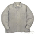 1960's TOWNCRAFT PENNEYS PLAIN LIGHT GRAY FLANNEL SHIRT ... L