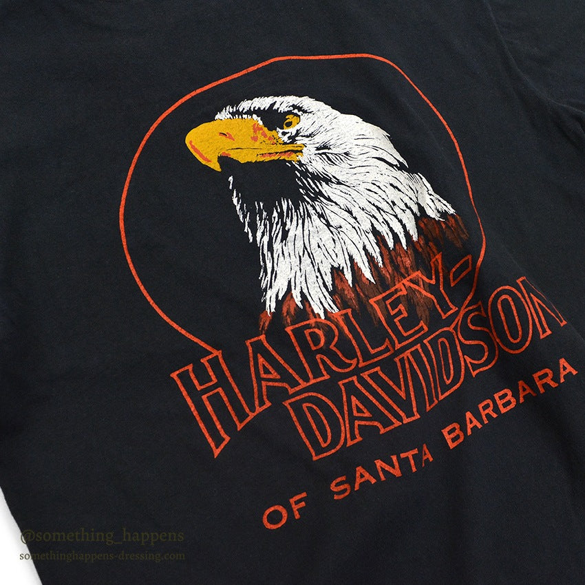 1980's~ HARLEY-DAVIDSON DEALER POCKET T-SHIRT...