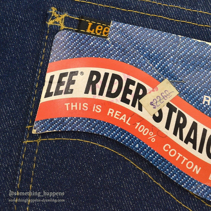 1970's DEADSTOCK Lee 200 DENIM PANTS... W33/L36