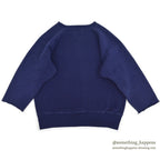 1950's AKOM NAVY FREEDOM SLEEVE BLANK SWEAT SHIRT...