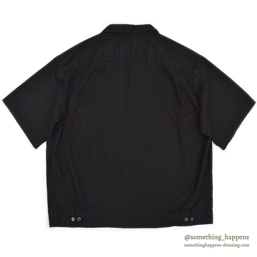 1960's~ BLACK OVERDYED S/S SHIRT ...