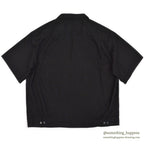 1960's~ BLACK OVERDYED S/S SHIRT ...