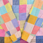1980's ORVIS CRAZY PATCHWORK B/D SHIRT...L