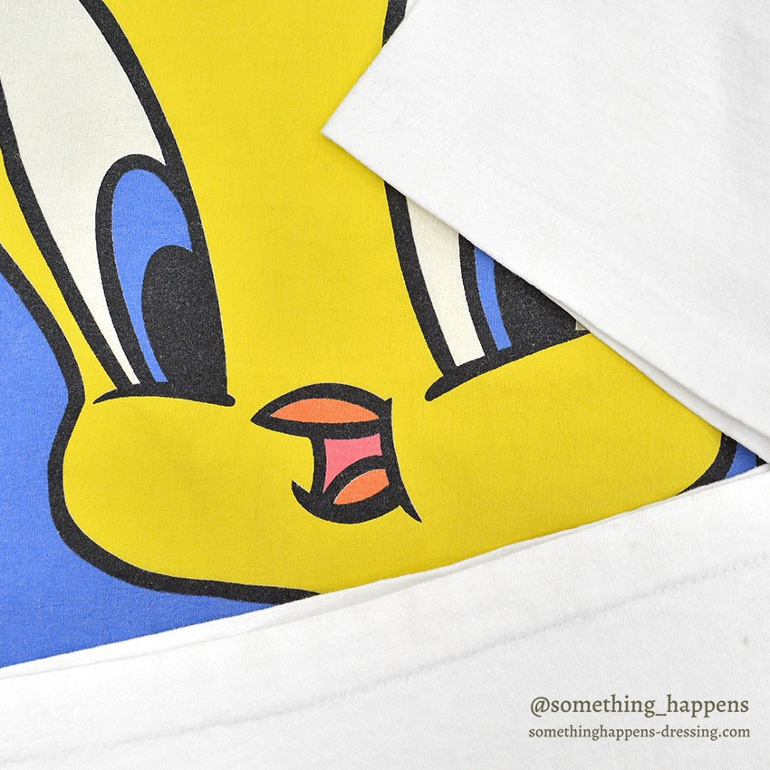 1990's TWEETY LOONEY TUNES PRINT T-SHIRT ... L