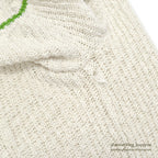 1960's~ OLD COTTON KNIT S/S SWEATER ...