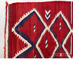 ANTIQUE NAVAJO RUG RED/ORANGE LARGE SIZE ... 165cm/115cm