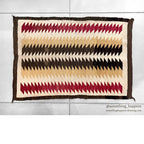 c.1940's NAVAJO RUG ZIGZAG PATTERN... 120cm/84cm