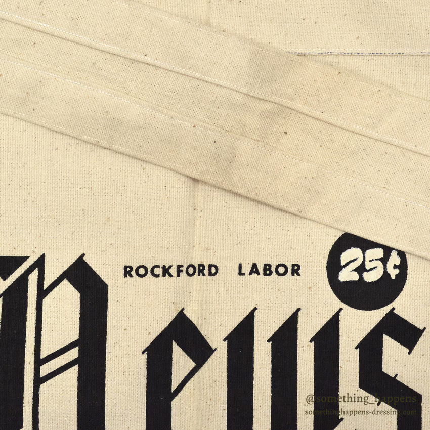 OLD ROCKFORD LABOR NEWS CANVAS DELIVERY BAG ...