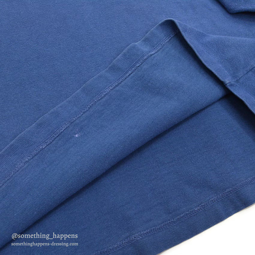 1980's EDDIE BAUER BLUE POCKET L/S TEE ... L