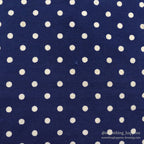 1930's~ ELEPHANT BRAND WHITE DOTS NAVY BANDANA TRUNK DOWN ...