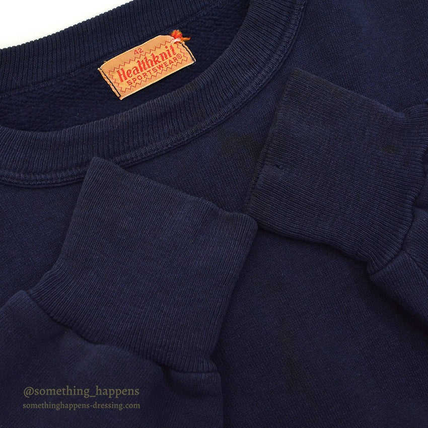 1950's~ HEALTHKNIT DARK NAVY BLANK SWEAT SHIRT... 42