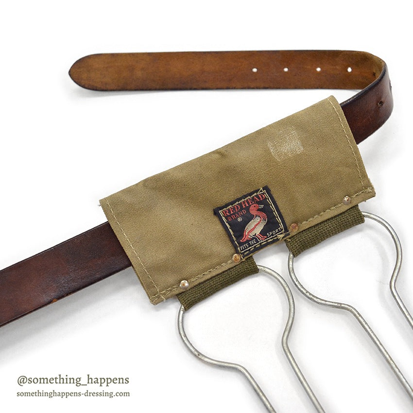 1950's~ RED HEAD HUNTING DUCK CARRIER / NECK HOLDER...