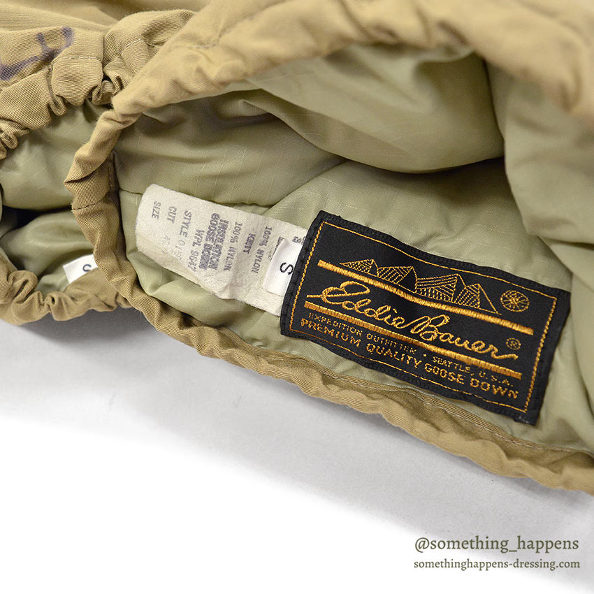 1970's~ EDDIE BAUER FUR SHEARLING DOWN MITTENS...S