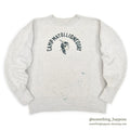1950's CHAMPION RUNNER TAG INDIAN HEAD FLOCK PRINT SWEAT SHIRT ... L