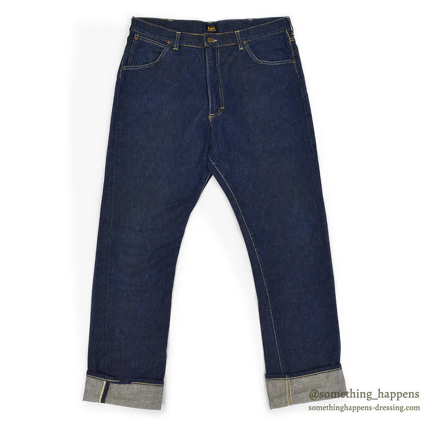 1960's Lee RIDERS 101Z DENIM PANTS DARK / CENTER BLACK TAG ... W36/L35