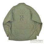 1940's U.S.ARMY WW2 M-43 HBT JACKET / STENCIL ON THE BACK ...