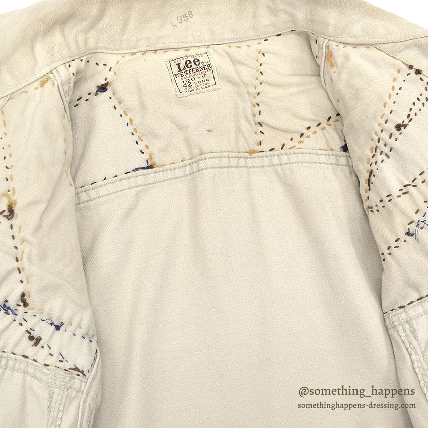 1960's Lee WESTERNER 100-J / PATCHWORK LEATHER... 42 LONG