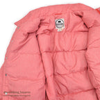 1970's~ BLACK BEAR PRIME GOOSE DOWN NYLON PUFFER JACKET / PINK ... M