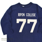 1970's CHAMPION FOOTBALL SHIRT / DARK BLUE...XL