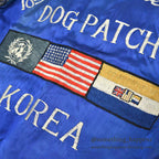 1950's JAPAN SOUVENIR JACKET 18TH FIGHTER BOMBER WING DOG PATCH...