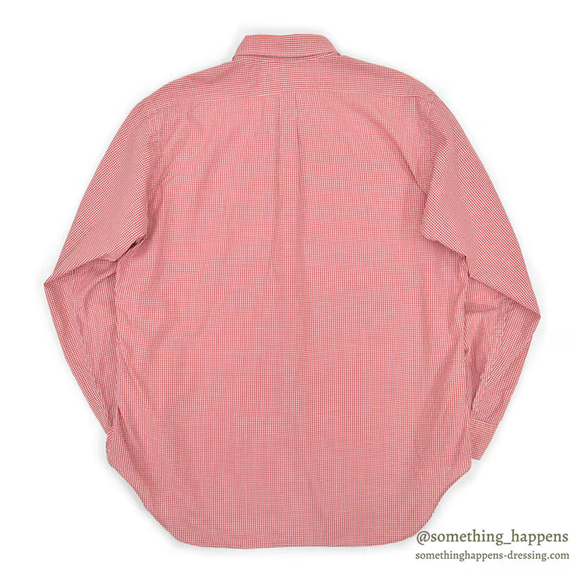 1970's LLBEAN GINGHAM CHECK B/D SHIRT...L