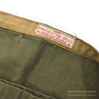 1940's AMERICAN RED CROSS WW2 HBT APRON DITTY BAG / TWO TONE...