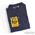 1970's~ DEADSTOCK SEARS ROEBUCKS WESTERN DENIM SHIRT...X-LARGE