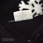 BLACK MOUNTAIN SNOW FLAKE PATTERN FLEECE JACKET...L