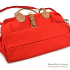 1980's~ DEADSTOCK BANNER HOUSE CANVAS BAG / LEATHER HANDLE...