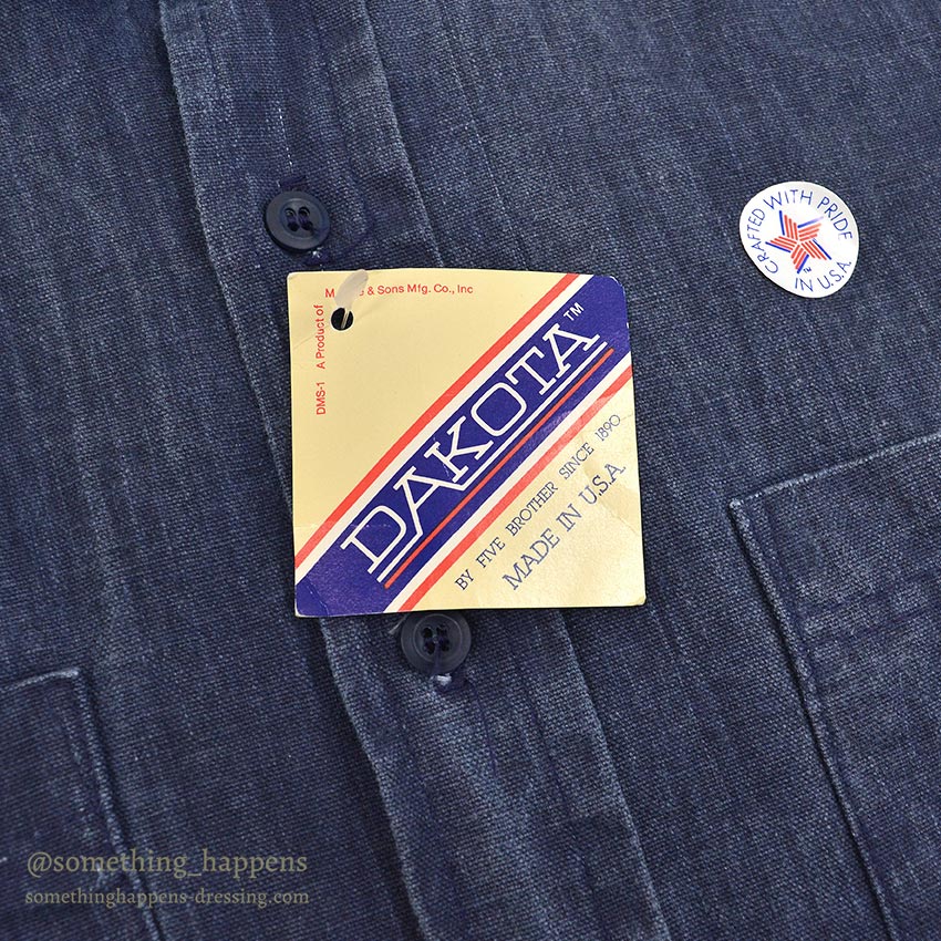 1990's DAKOTA BY FIVE BROTHER WASHED COTTON SHIRT ... XL
