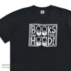 1990's FRUIT OF THE LOOM BOOKS IN THE HOOD T-SHIRT ... XL