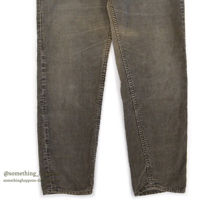 1960's Lee Leens CORDUROY PANTS / TAPERED LEG ... W36/L29