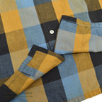1960's BOND FIFTH AVENUE BLOCK PLAID SHIRT...L