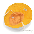 ~1970's DEADSTOCK LLBEAN RAIN HAT / YELLOW ... XL
