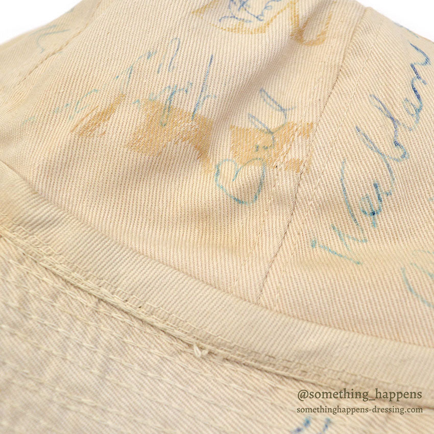 1950's CHAMPION AUTOGRAPH MEMORIAL HAT... LARGE