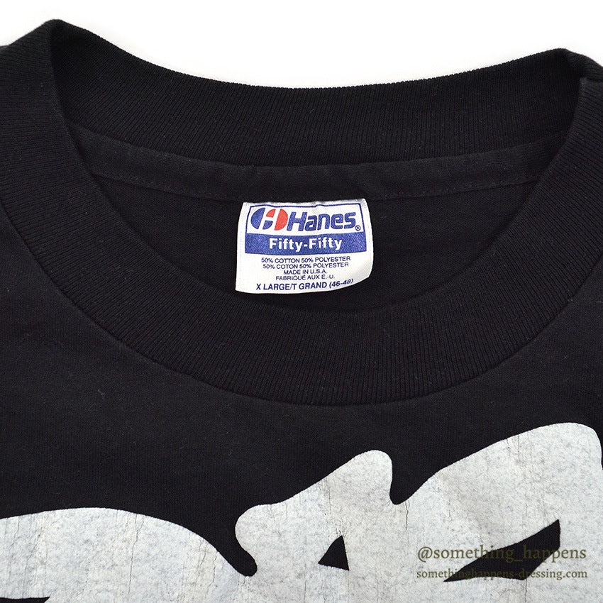 ~1990's HANES BONE POP PRINT T-SHIRT ... XL