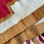 c.1940's NAVAJO RUG / RARE PATTERN / SMALL RUG IN RUG ... 128cm/74cm