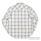 1960's HBARC WESTERN SHIRT / GREAT COLOR... 16 1/2