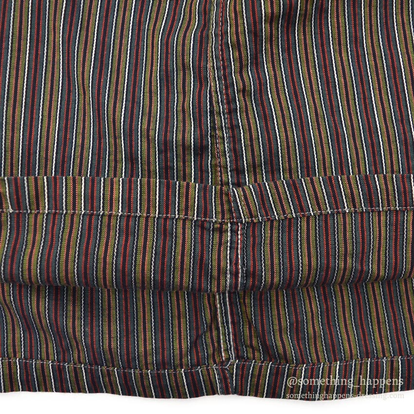 1960's TOWNCRAFT MULTI STRIPE B/D SHIRT...M