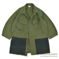 1960's USARMY JUNGLE FATIGUE JACKET / MODIFIED... LARGE-LONG